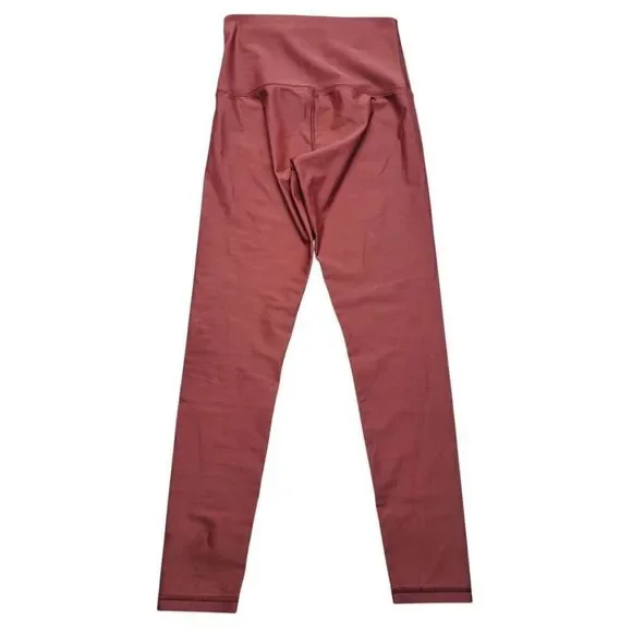 Offline by Aerie Women's Legging M 7/8 Burgundy High Rise Short Inseam - Picture 2 of 9